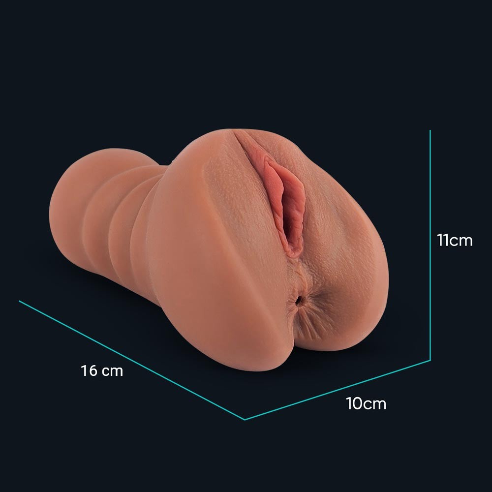 Maße der Emma Pocket Pussy: 16 cm lang, 10 cm breit, 11 cm hoch