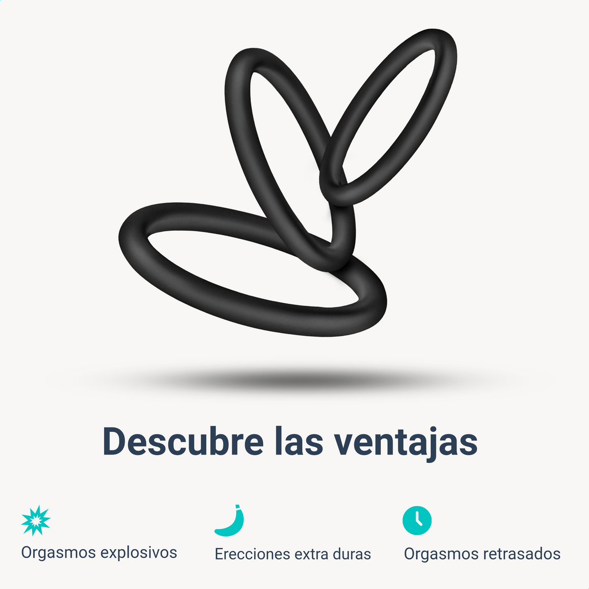 Descripciones de los anillos para el pene, juguetes sexuales para hombres