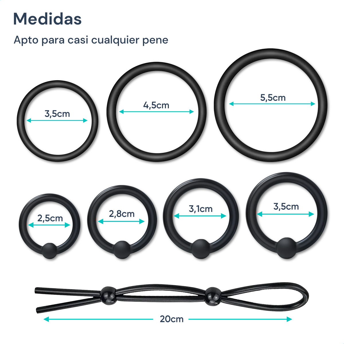 Descripción de los anillos para el pene 1, juguetes sexuales para hombres