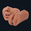 Masturbador masculino Lisa 3 en 1 con entrada bucal, vaginal y anal, vista frontal